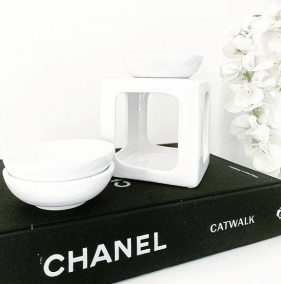 Milan trio ceramic wax burner